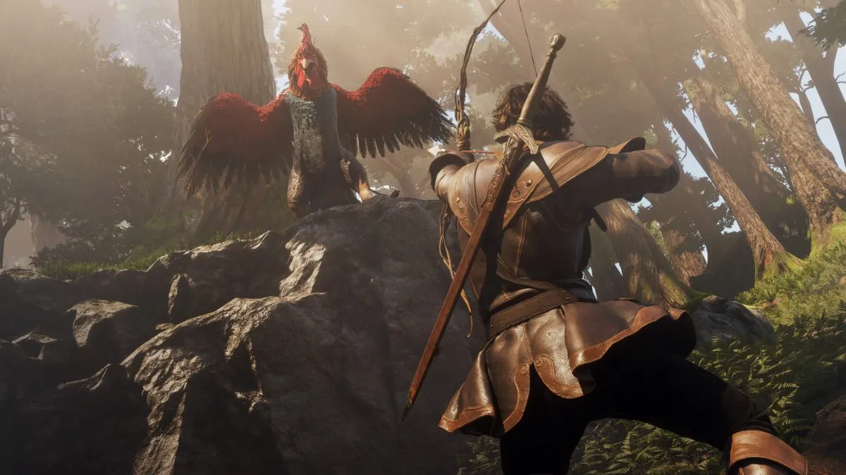 Ataque a distancia con arco en Fable