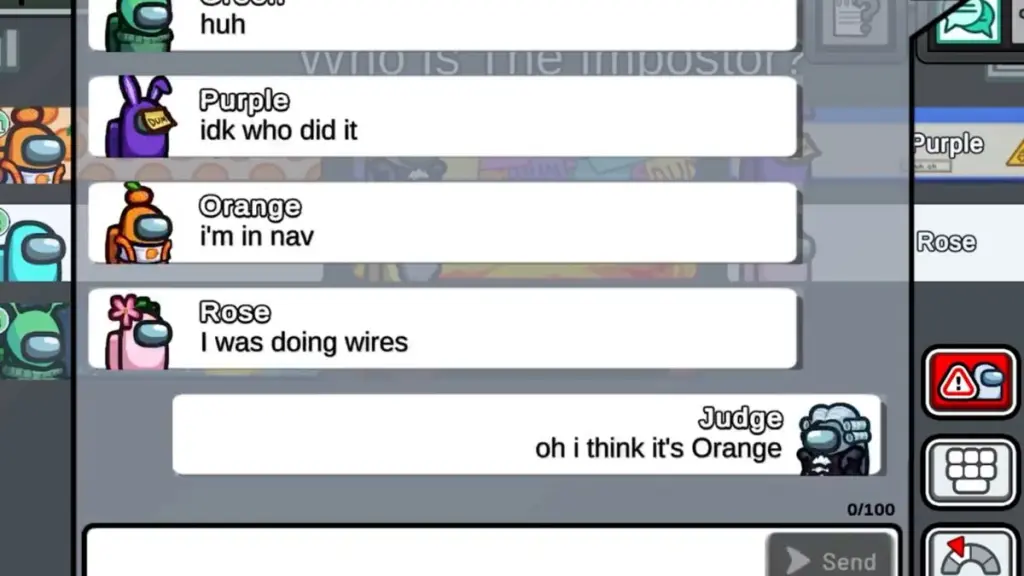 Judge Can interact and give its verdict in the game