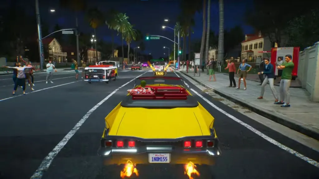 Crazy Taxi world tour race start