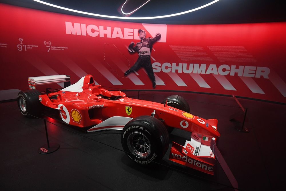 Ferrari F2002 original, exhibido en el Museo del Automóvil de Máncora