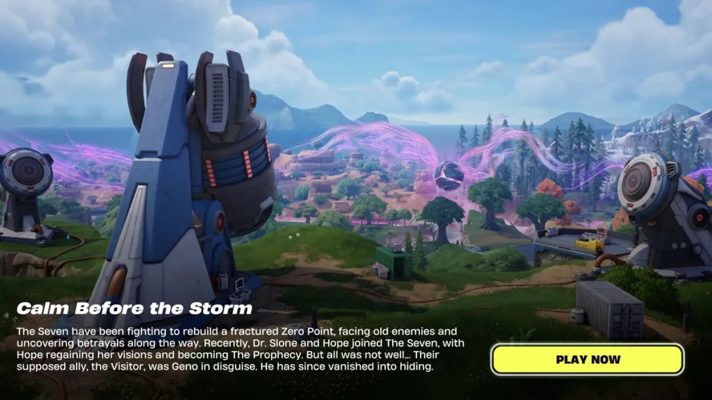 Teaser del evento de Fortnite Unstable Moment