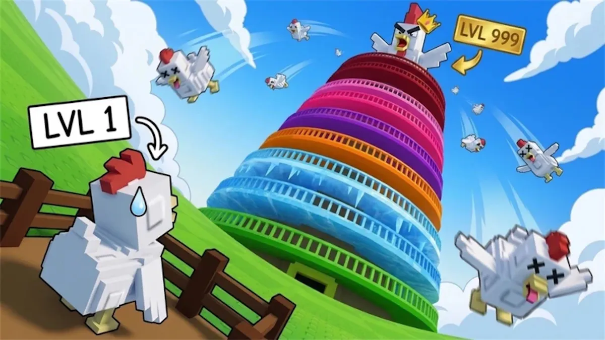 Clasificación de habilidades y gallinas en Grow a Chicken Fighter