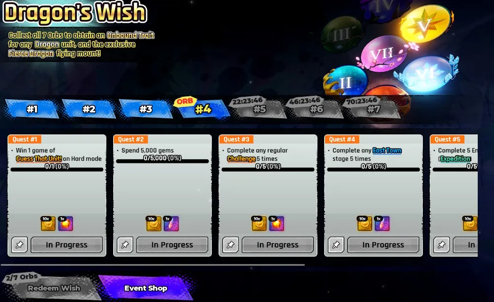 Página del Wish Orb 4 en Anime Expeditions