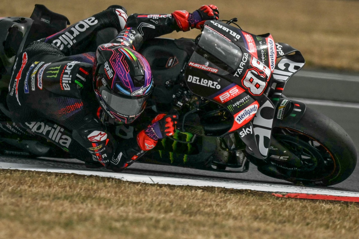Jorge Martín causa sensación con un break en Silverstone: ¡un momento histórico!