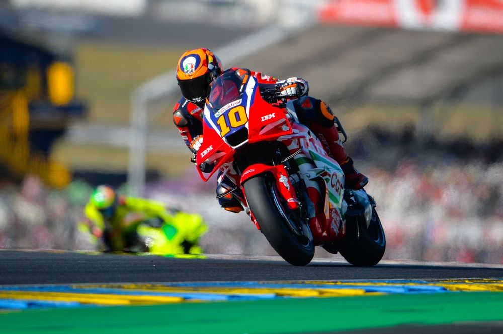 Luca Marini espere un podium con la Honda