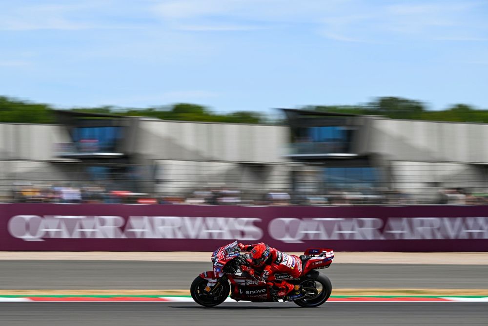 Marc Márquez estaba en delicadeza con los neumáticos en Silverstone.