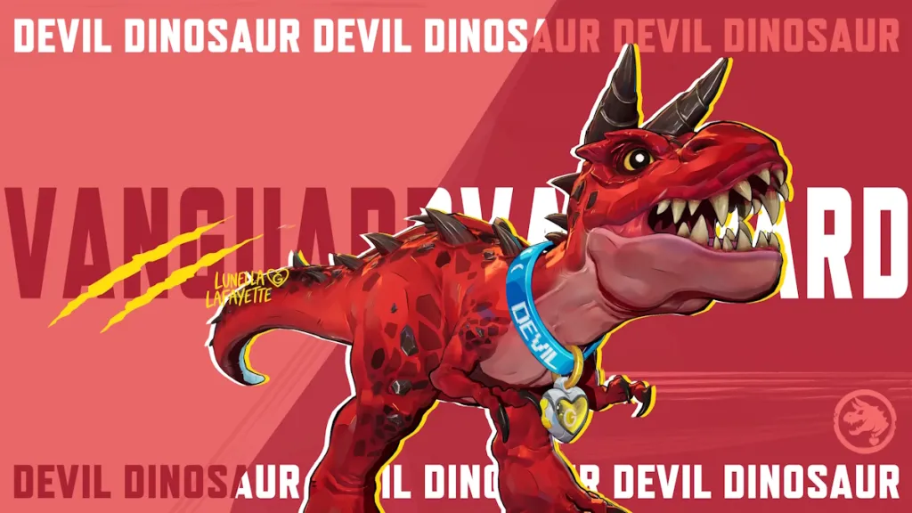 Devil Dinosaur background