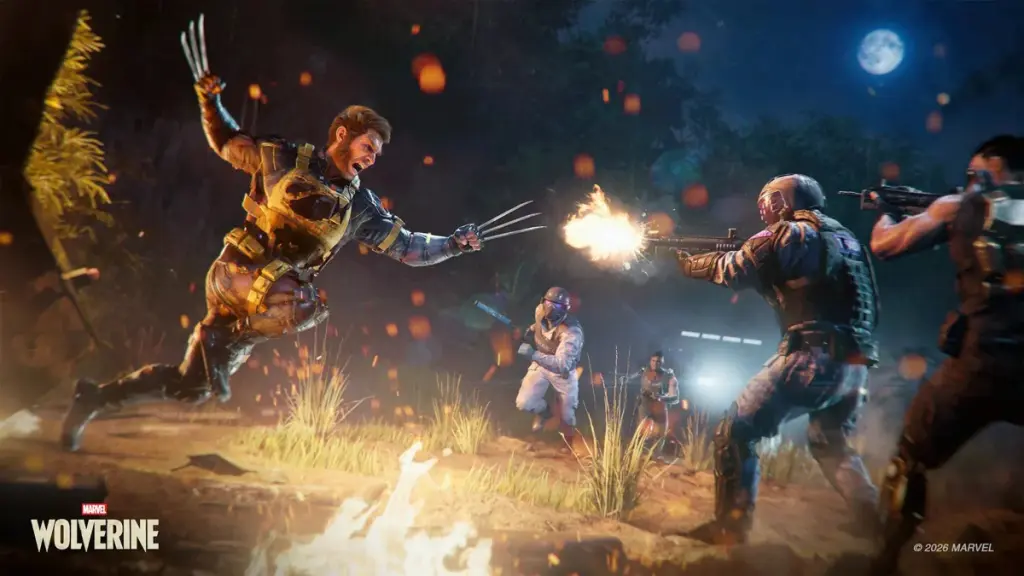 Logan atacando con una fracción de movimiento en Wolverine