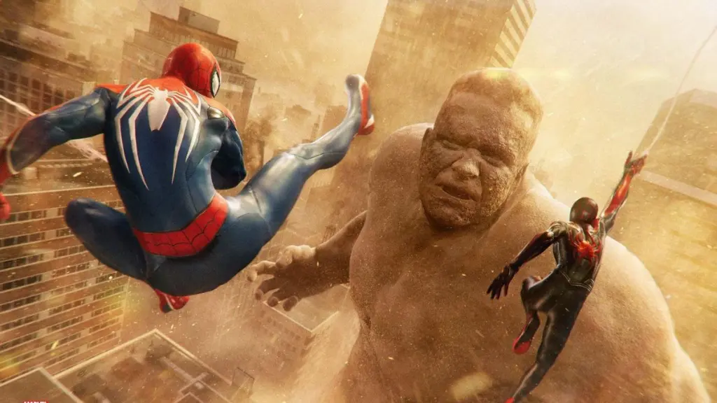 Enfrentamiento con el jefe Sandman en Spider‑Man 2
